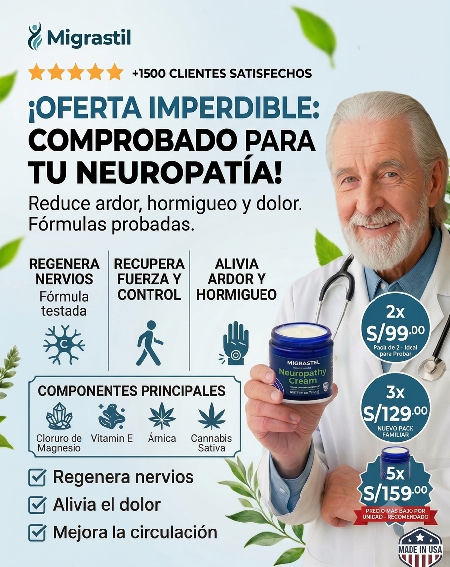 Pack de 2: Neuropathy™ Migrastil (Para el dolor Nervioso)