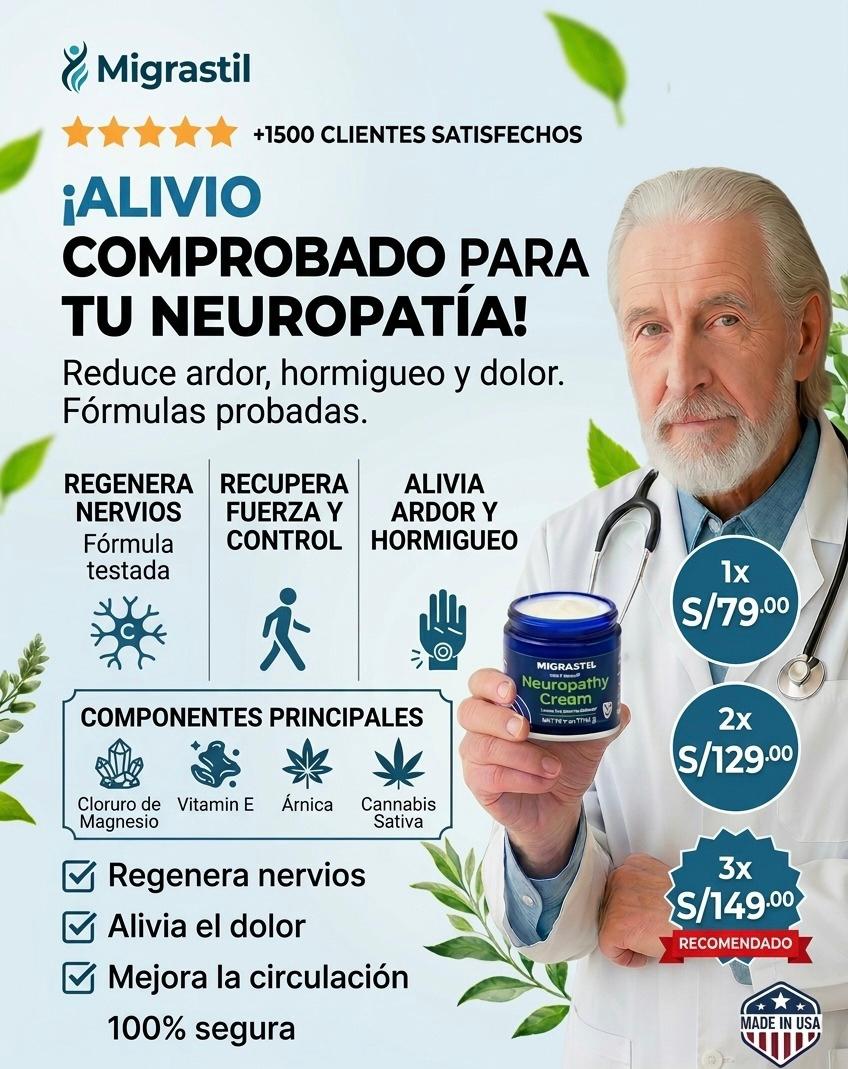 Neuropathy™ Migrastil Crema (Alivio del dolor nervioso)